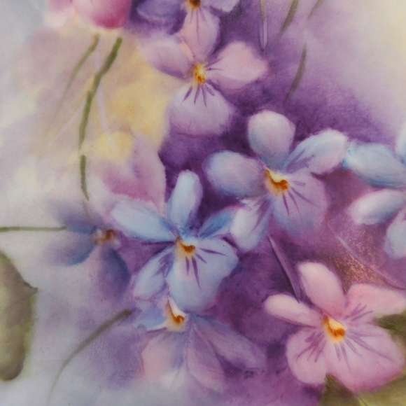 Decorative plate , Vintage, Handpainted 10+" Excellent condition one of a kind - Picture 4 of 8